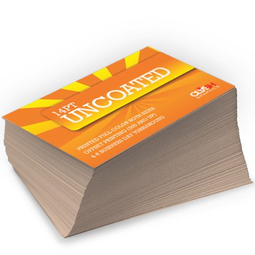 14pt Uncoated Matte Card Stock